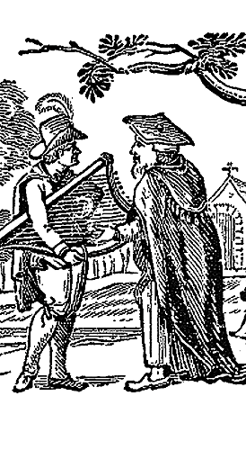 Robin Hood mit Harfe